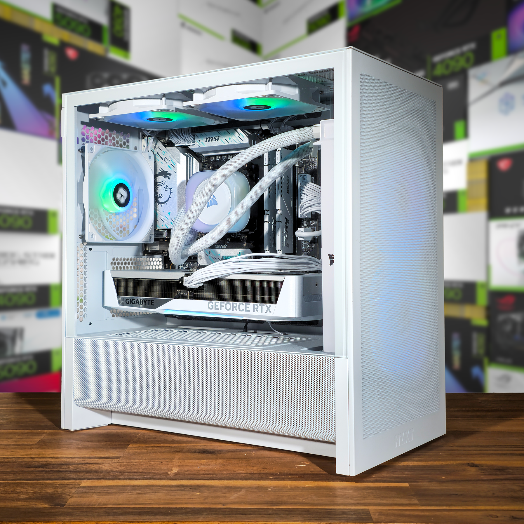 All-White Ryzen 7800X3D / RTX 5070 12GB / 32GB DDR5 / 1TB SSD