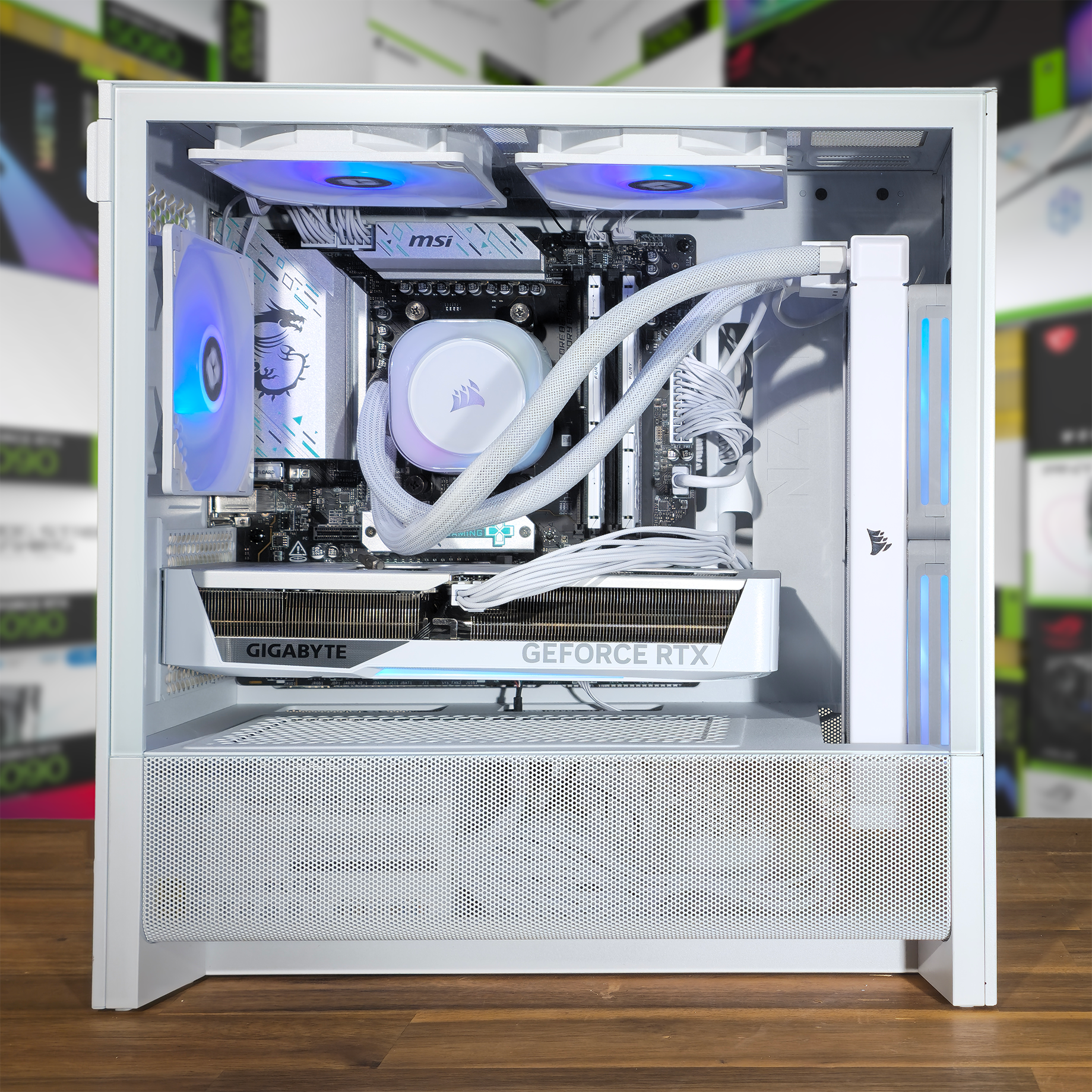 All-White Ryzen 7800X3D / RTX 5070 12GB / 32GB DDR5 / 1TB SSD